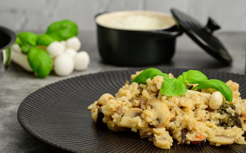 Risotto aux champignons
